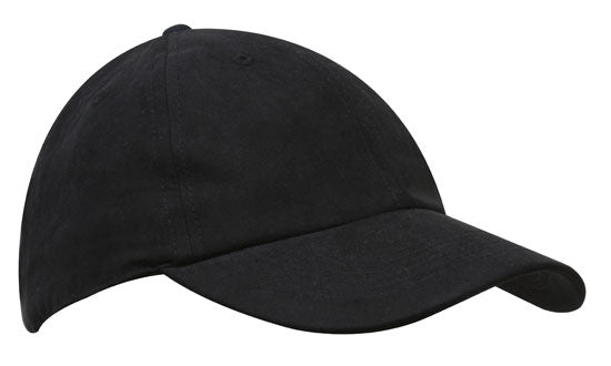 Headwear Sem-structured Tactel Cap X12 - 4237 Cap Headwear Professionals Black One Size 